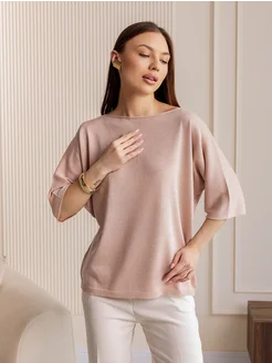 Вязаный джемпер с люрексом