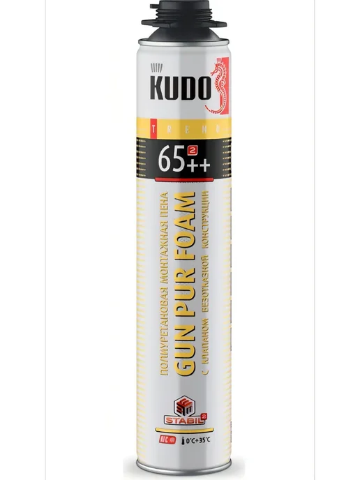 KUDO Пена Кудо TREND 65++ с низким расширением KUPT10S65++, 1 л