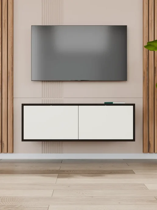 ИЗУМЛИТ Тумба под телевизор Каллисто 150х33.2х40 см, 100x33.2x40 см, фото 2