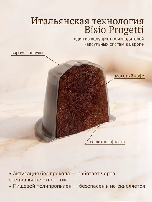 Вкусный кофе Капсулы для кофемашины кофе Nespresso Кофейный десерт, вариант, фото 5