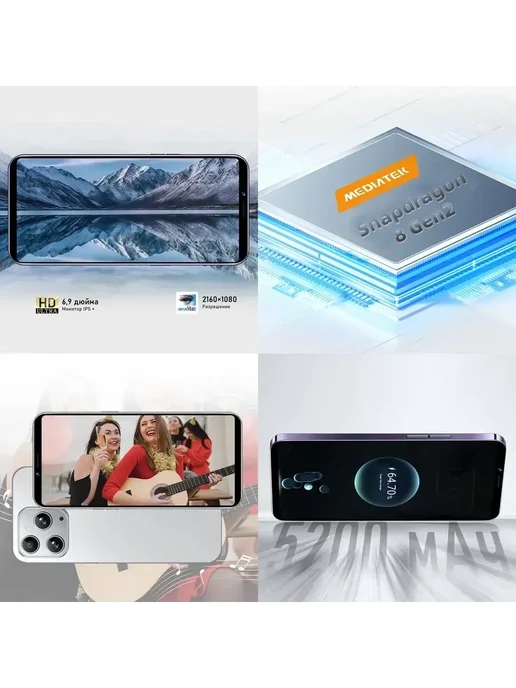 Смартфон Infinix I16 Pro Max 12/512 ГБ, серый, фото 2