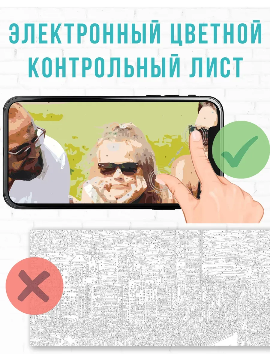 Картина по номерам — Прага — мост и башни над рекой — фотография 5