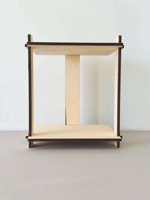 Wood&Art Полка органайзер для кухни, бежевый, фото 2