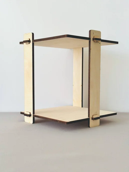 Wood&Art Полка органайзер для кухни, бежевый, фото 3