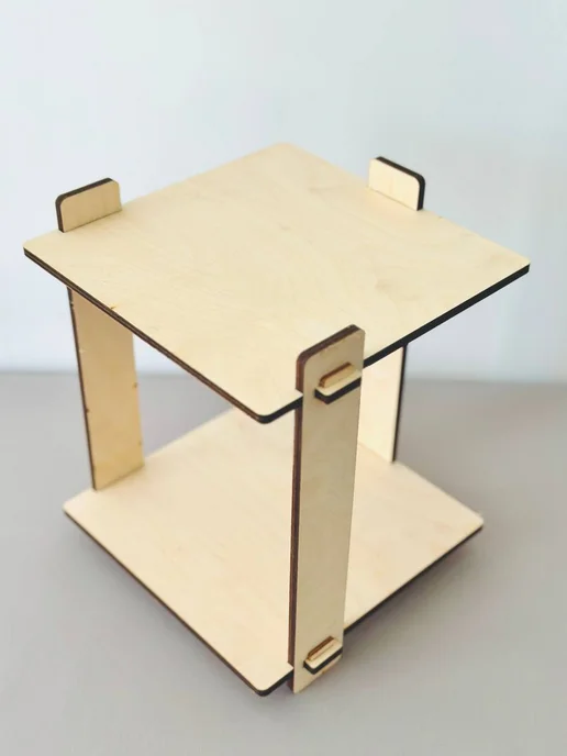 Wood&Art Полка органайзер для кухни, бежевый, фото 5