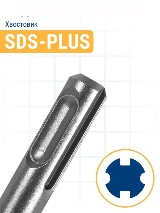 Практика Насадка для перемешивания М14 140 х 600, SDS-plus 140 х 600, фото 3