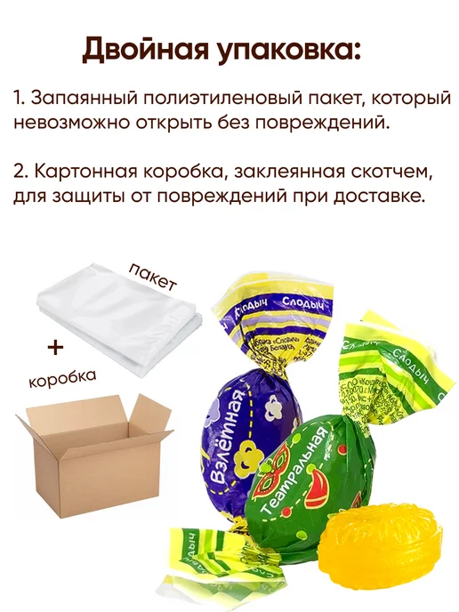 Слодыч Белорусские конфеты карамель леденцовая ассорти 1 кг, 1 кг, фото 7