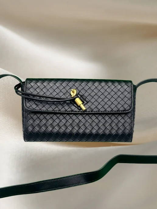 Bottega Сумка маленькая клатч через плечо, черный