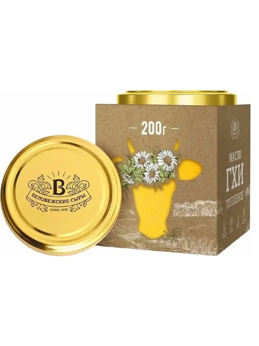 Беловежские сыры Масло топлённое Белорусское ГХИ 200г, 200 г, фото 3