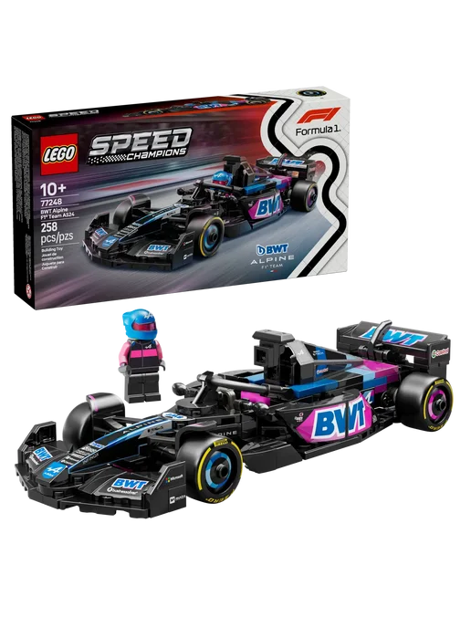 LEGO Speed Champions Болид F1 BWT Alpine A524 77248, черный