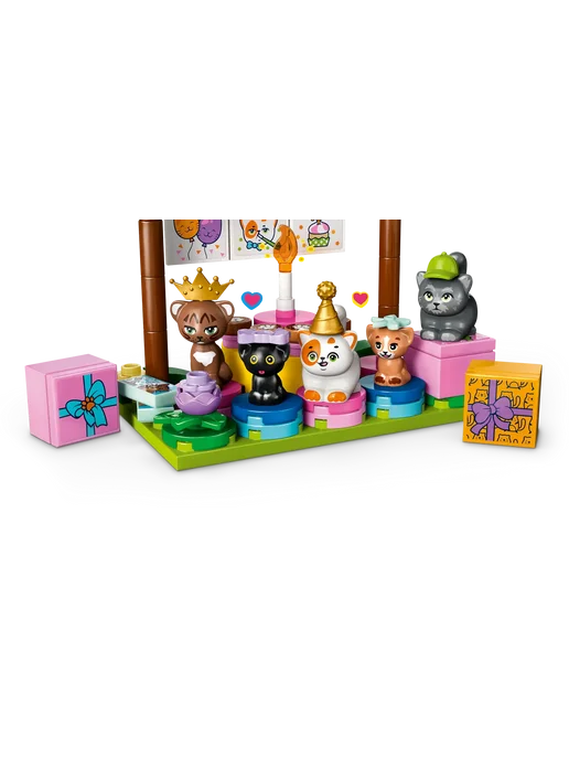 LEGO Friends Кошачий день рождения и дом на дереве 42666, зеленый, фото 3