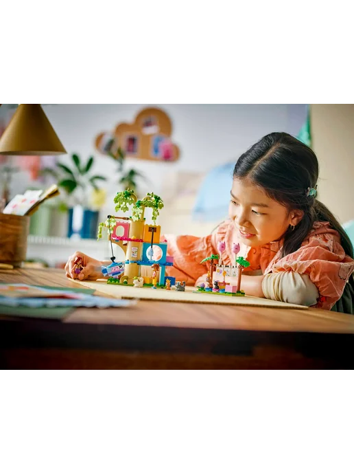 LEGO Friends Кошачий день рождения и дом на дереве 42666, зеленый, фото 4