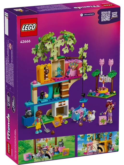 LEGO Friends Кошачий день рождения и дом на дереве 42666, зеленый, фото 6