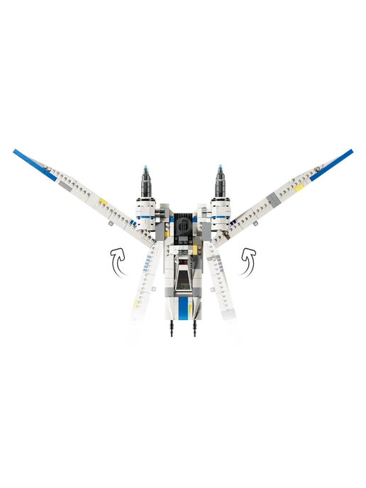LEGO Star Wars Истребитель U-крыла Повстанцев 75399, белый, фото 4