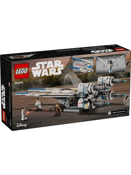 LEGO Star Wars Истребитель U-крыла Повстанцев 75399, белый, фото 5