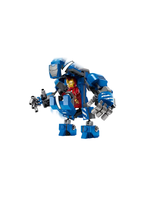 LEGO Marvel Зал доспехов Железного Человека 76315, синий, фото 3
