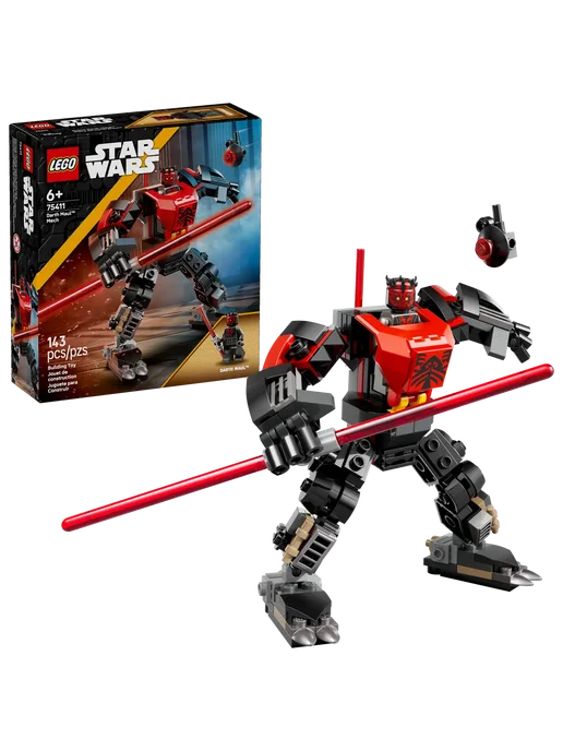 LEGO Star Wars Робот Дарт Маул 75411, черный