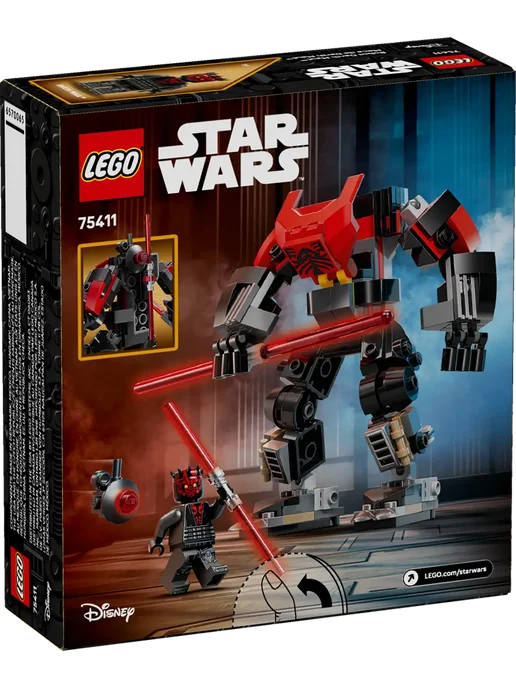 LEGO Star Wars Робот Дарт Маул 75411, черный, фото 5
