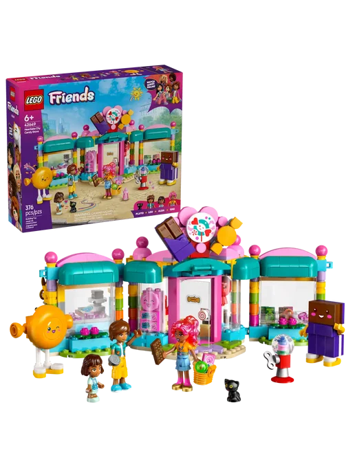 LEGO Friends Магазин сладостей в Хартлейк-Сити 42649, розовый