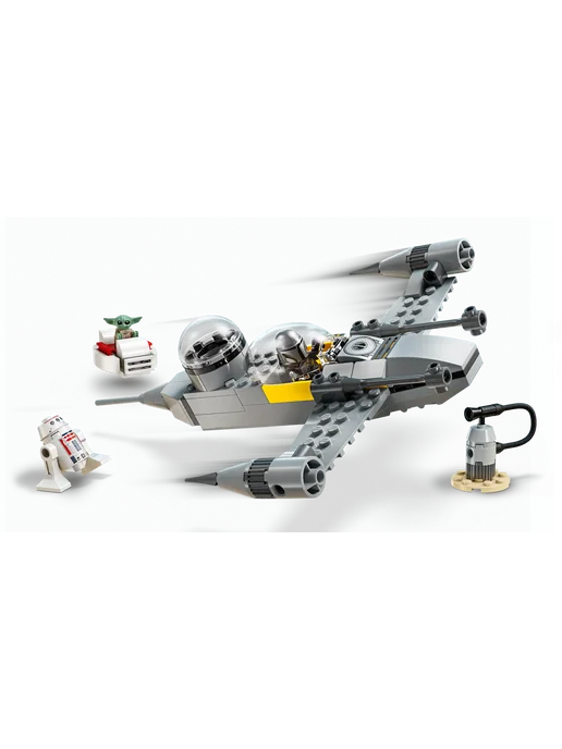 LEGO Star Wars Звездный истребитель N-1 Мандо и Грогу 75410, серый, фото 2