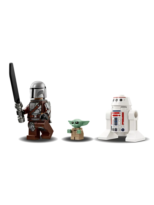 LEGO Star Wars Звездный истребитель N-1 Мандо и Грогу 75410, серый, фото 4