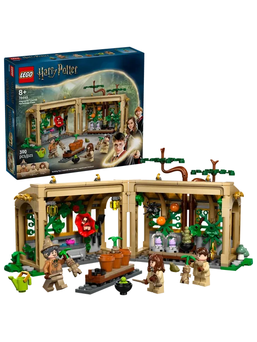 LEGO Harry Potter Замок Хогвартс урок травологии 76445, коричневый