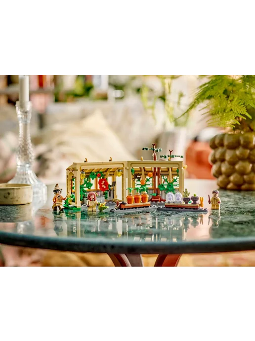 LEGO Harry Potter Замок Хогвартс урок травологии 76445, коричневый, фото 5