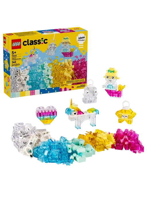 LEGO Classic Магическая прозрачная коробка 11040, прозрачный