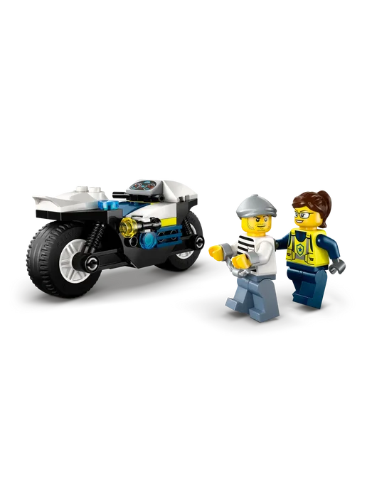LEGO City Погоня на полицейском мотоцикле 60455, белый, фото 2