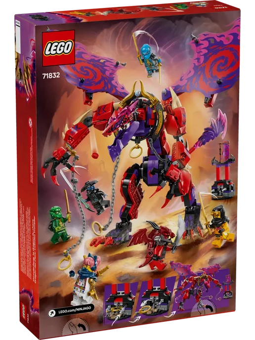 LEGO Ninjago Тандерфанг, Дракон Хаоса 71832, розовый, фото 3