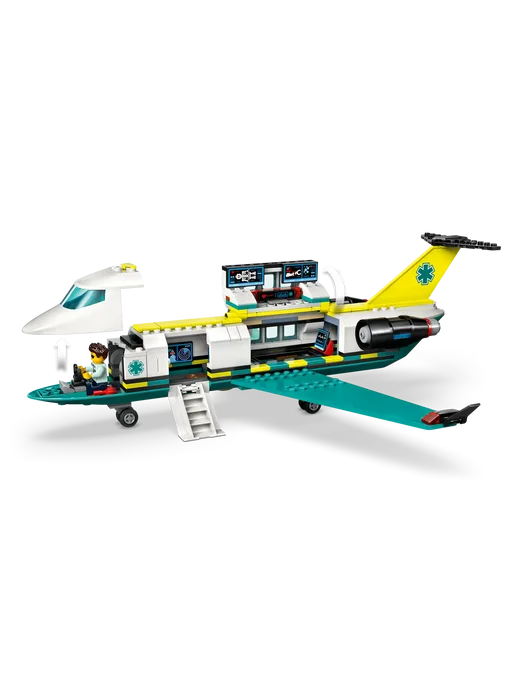 LEGO City Медицинский самолёт скорой помощи 60465, белый, фото 3