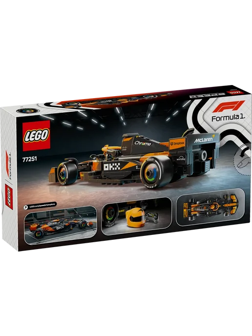 LEGO Конструктор Speed Champions 77251 McLaren F1 Team MCL38, желтый, фото 5