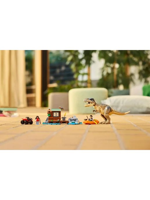 LEGO Jurassic World Побег по реке от Т. Рекса 76975, коричневый, фото 2