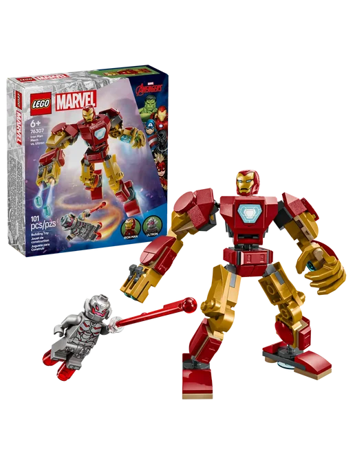 LEGO Marvel Робот Железного Человека против Альтрона 76307, красный