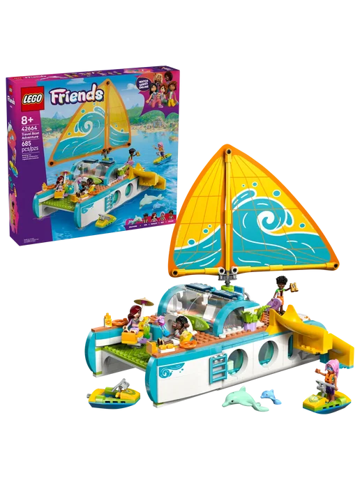 LEGO Friends Приключение на катамаранe 42664, желтый