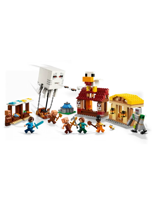 LEGO Minecraft Атака на деревню Гаст-паллон, коричневый, фото 2