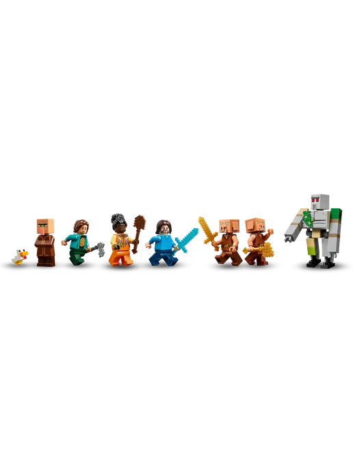 LEGO Minecraft Атака на деревню Гаст-паллон, коричневый, фото 5