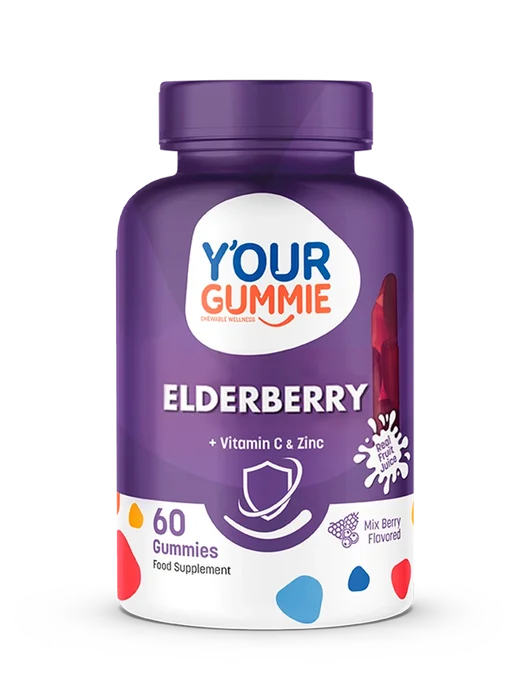 YOUR GUMMIE Elderberry. 60 мармеладок. Турция, вариант