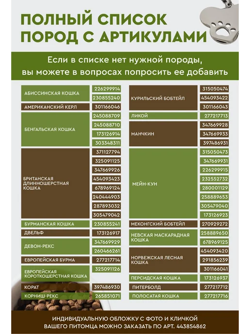 Russian.Handmade Обложка на ветеринарный паспорт для кошек Норвежская лесная…, черный, фото 7