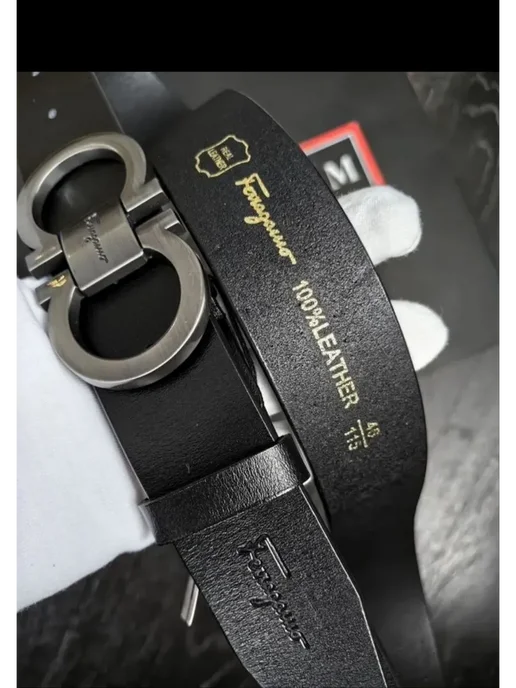 Ferragamo Ремень SALVATORE, черный, фото 3
