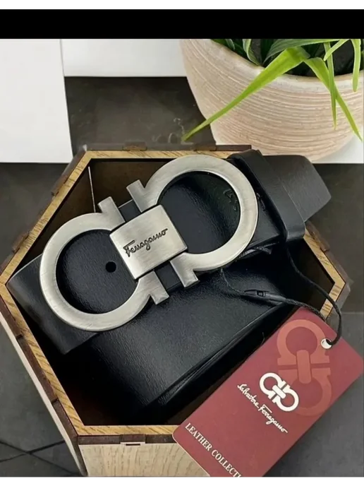 Ferragamo Ремень SALVATORE, черный, фото 5
