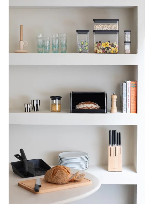 Brabantia Хлебница RollTop черная 236686, черный, фото 6