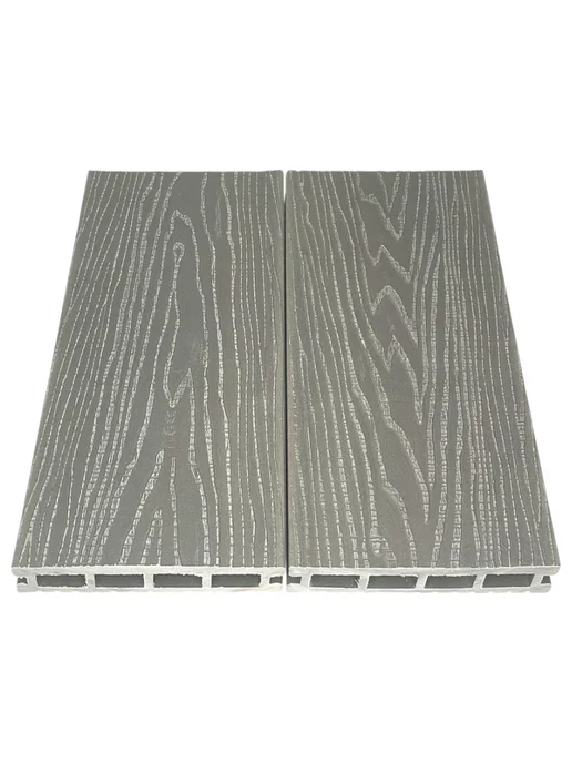 Altay Decking Террасная доска ДПК Серый 4000х150х24 мм 1 шт, 150x24 мм, 1 шт, серый, фото 3