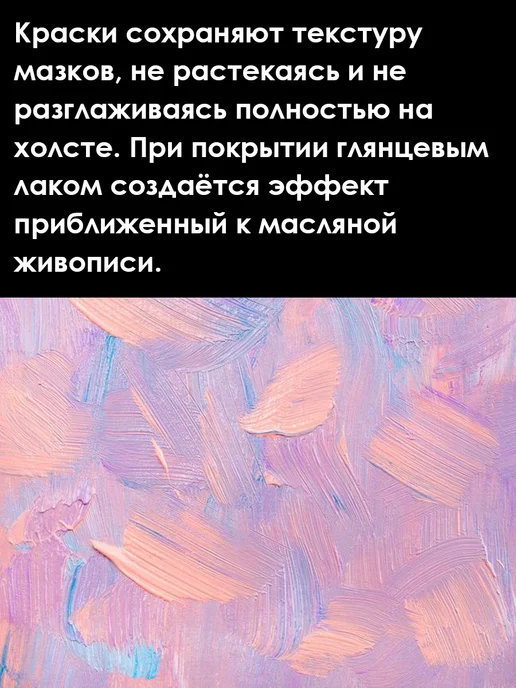 Ивановская картина Картина по номерам без подрамника «Девушка Арт» 35x25 см, 90x70 см, фото 3