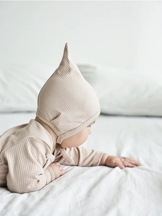 Bah Kids Чепчик для новорожденных набор, белый, фото 5