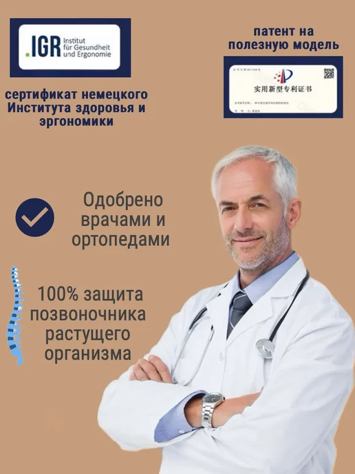 рюкзак школьный ортопедический для девочки, фиолетовый, фото 3