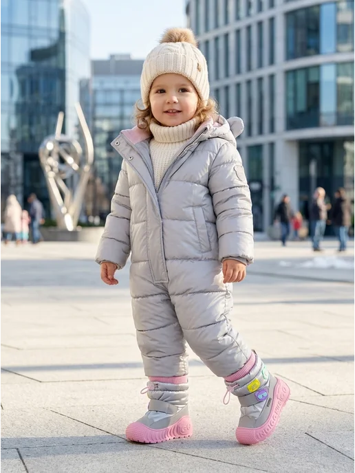 Indigo kids Дутики для малышей, серый, фото 2