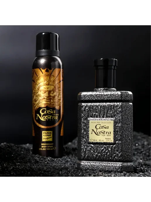 Paris Line Parfums Набор Коза Ностра Туалетная вода 100 мл Cosa Nostra + дезодо…, 100 мл, фото 2