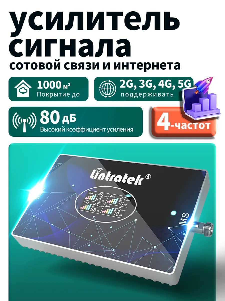 5G 4G Усилитель сотовой связи и интернета