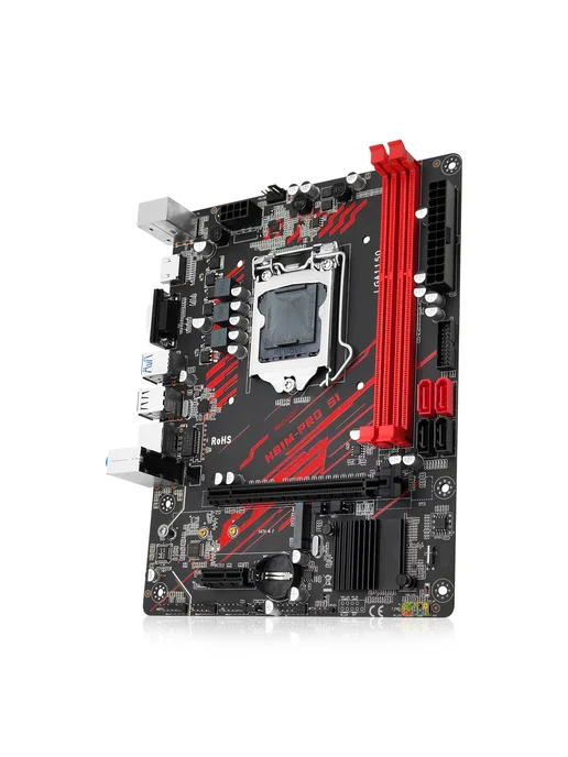 MAHCINIST Материнская плата LGA 1150 H81M PRO DDR3 HDMI VGA NVME M.2, вариант, фото 4